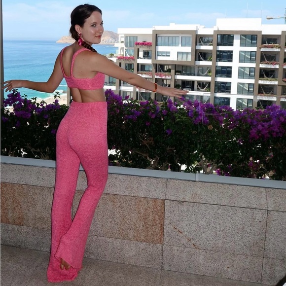 Pink Knit Two-Piece Set - Picture 6 of 8